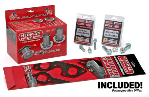 Hedman Hedders 68296 - HTC Coated Headers; 1-5/8 in. Tube Dia.; 3 in. Coll.; FULL LENGTH Design