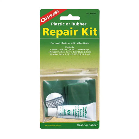 COGHLAN'S 860BP REPAIR KIT PLASTIC/RUBBER