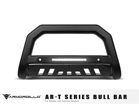 Armordillo 8722107 Bull Bar AR-T Series Powder Coated Matte Black Steel With LED