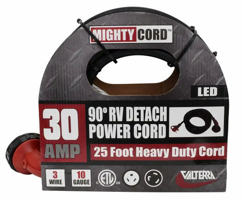 30A 90 DEG LED DETACH POW