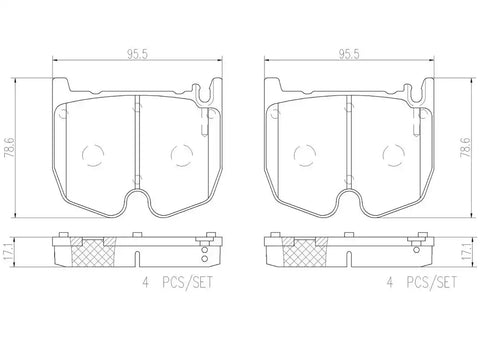 DISC BRAKE PAD SET