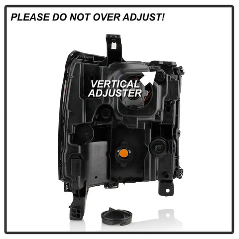 Spyder Automotive 9049729 Headlight Assembly OE Beam Clear Lens With Amber Reflecto