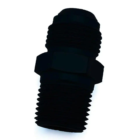 SPEEDFX 560896BK -8AN X1/2NPTF BLK ST FL TO PIPE ADP