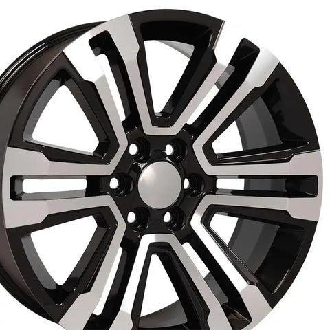 OE WHEELS CV44-22090-6550-24MB 22' REPLICA WHEEL CV44 FITS GMC YUK