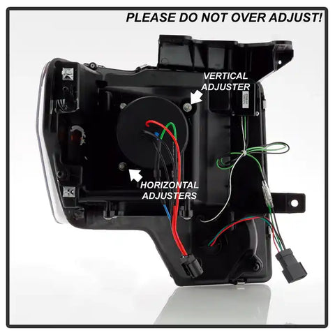 Spyder Automotive 5077592 Headlight Assembly Signature Series Projector Beam With L