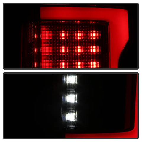 Spyder Automotive 5085337 Tail Light Assembly LED Smoke Lens Bar Style Black Hous