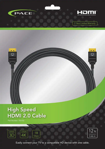 PACE INT'L 115-012 PACE - 12FT HDMI CABLE
