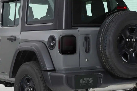 GT STYLING GT4645S TAILLIGHT COVER 2PC SMOKE
