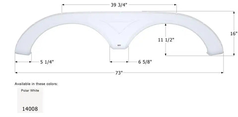ICON 14008 FENDER SKIRT TANDEM DUTCHMEN FS4