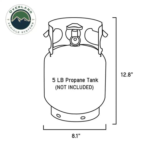 OVERLAND VCL 21189941 PROPANE BAG WITH HANDLE AND STRAPS