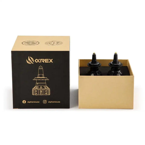 ALPHAREX USA 110011 BLACK AMMO PANORAMIC BULD H7 PAIR