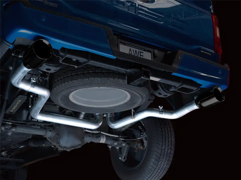AWE 3015-33119 DUAL SPLT REAR FORD F150 5' CHROME