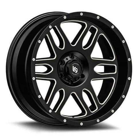 20X10TBDMATTE BLACK/ MILLED2500LBS