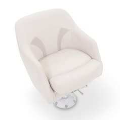 Taylor Made 433094 Boat Seat Platinum Series Passenger Seat Bucket Seat  GREY