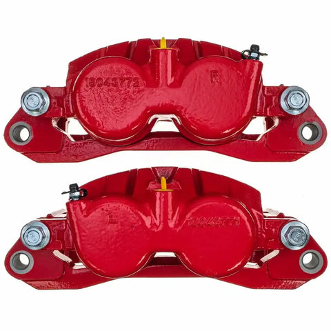 POWERSTOP S4814 RED CALIPER PAIR