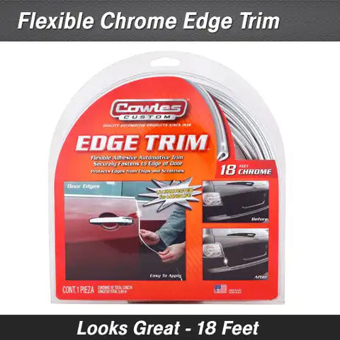 COWLES T5605 3/8'X18' DOOR EDGE CHROME