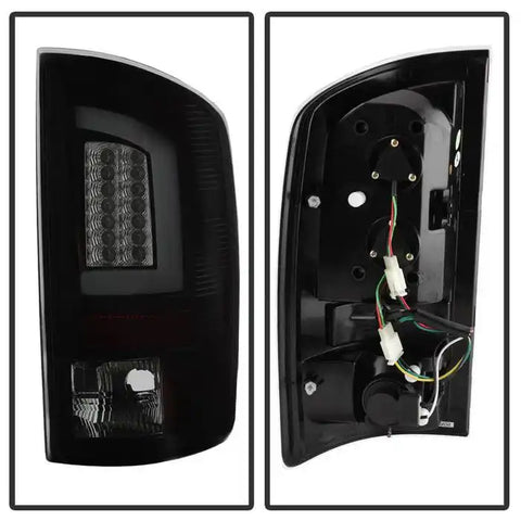 Spyder Automotive 5084125 Tail Light Assembly Version 3 LED Black Smoke Lens/ Red
