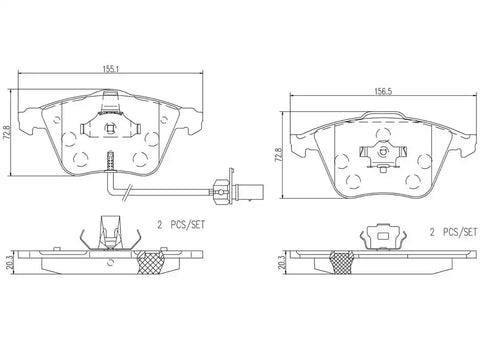 DISC BRAKE PAD SET