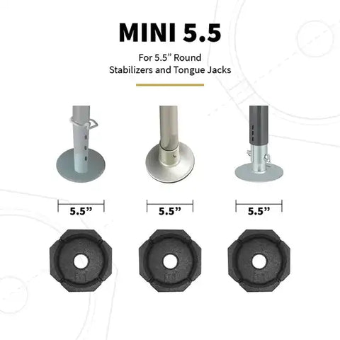 SNAPPAD MN5SP1R PERMANENT JACK PAD FOR VARIETY OF T