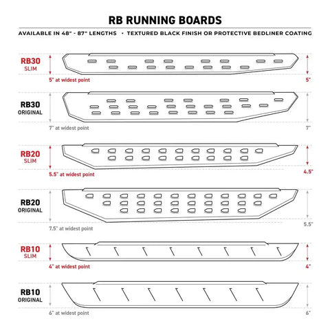 Go Rhino 63443280PC Running Boards 2024-2025 Toyota Tacoma Double Cab (Crew)