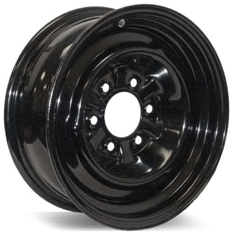 AMERICANA 20514 15X6 CONV 6H-5.5 BLK 0 OFFSET 3.65P