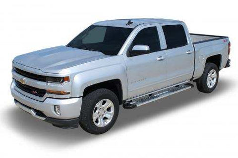 Raptor 1786-ALM - 6 in. OEM Running Boards 86 Rocker Panel Mount Aluminum