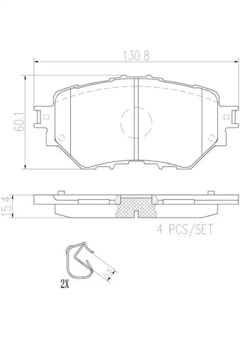 DISC BRAKE PAD SET