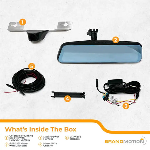 BrandMotion FVMR-1191 FULLVUE  REAR CAMERA MIRROR