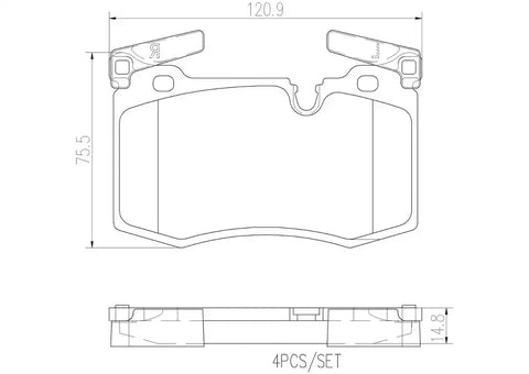 DISC BRAKE PAD SET