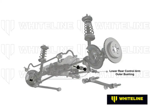 WHITELINE W63561 CONTROL ARM LOWER-REAR BUSH KIT