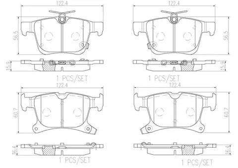 DISC BRAKE PAD SET