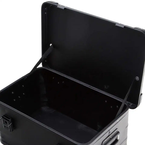 ALUMINUM BOX STORAGE 53QT - BLACK