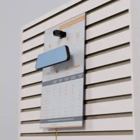 BRAND MOTION DISP-FVMR SLAT WALL FULLVUE DISPLAY