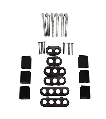 HRZNTL BLK WIRE LOOM KIT