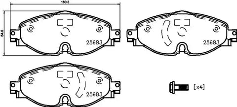 DISC BRAKE PAD SET