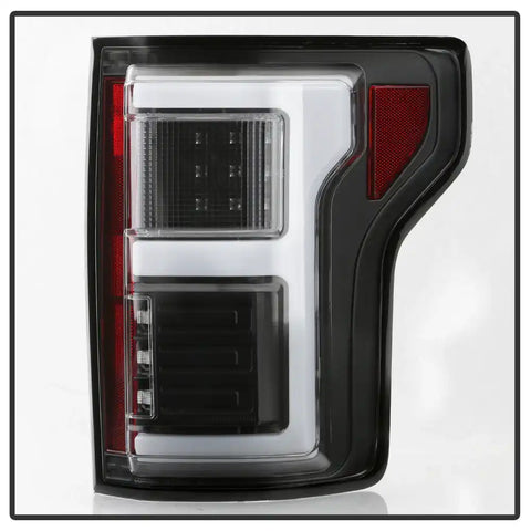 Spyder Automotive 5085313 Tail Light Assembly LED Clear/ Red Lens Bar Style Black