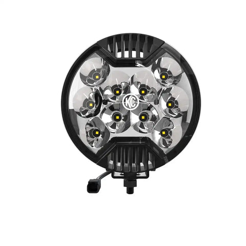 KC Hilites 1100 - Driving/ Fog Light SlimLite ® LED Bulb Clear Cree XD-16 LED Bulbs 6 Inch Round