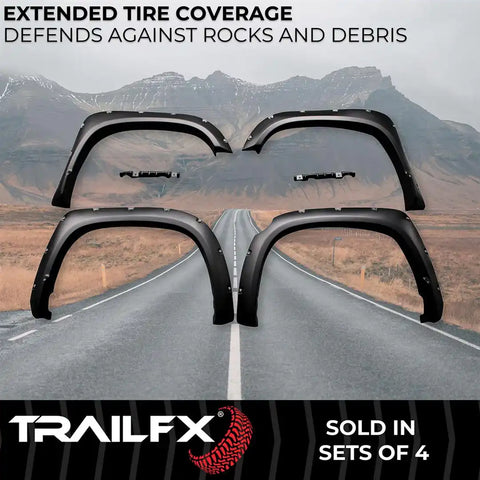 TRAILFX TFT3002S POCKET STYLE FLARE SMOOTH SET OF 4