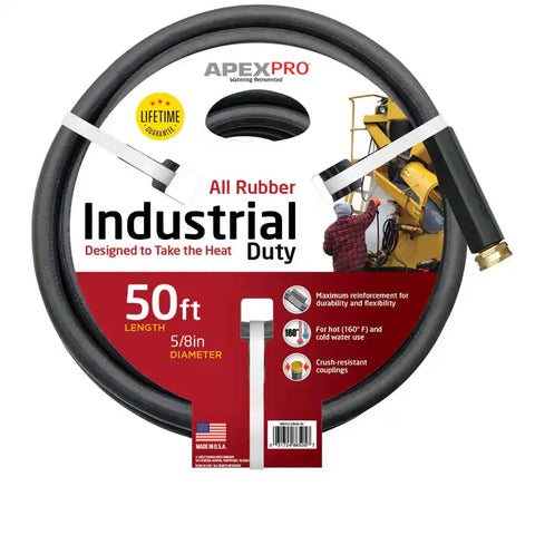 TEKNOR APEX 8650-50 50'X5/8' ALL RUBBER HOSE