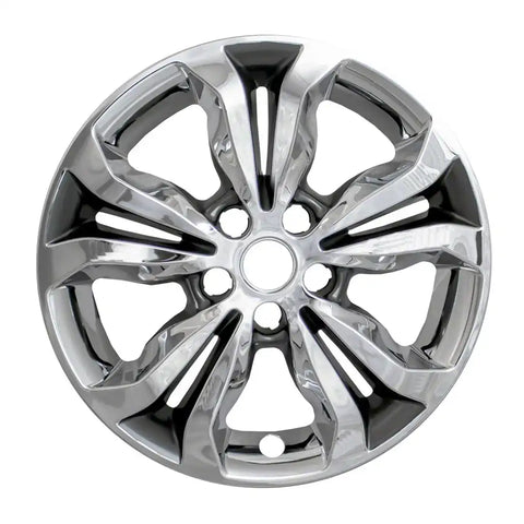 Coast To IWCIMP442CC 16 Inch 5 Spoke Chrome And Charcoal Plastic Set Of 4 2019-2019 Chevrolet Cruze