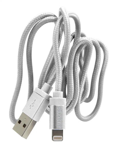 ESI CASES LE2145 3'LIGHTNING FBR CABLE WHT