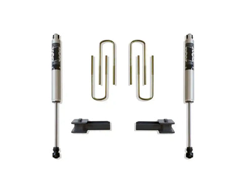 5' BLOCKS / U-BOLTS  (2) FOX SHOCKS