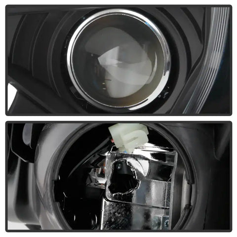 Spyder Automotive 9049569 Headlight Assembly OE Beam Clear Lens With Amber Reflecto