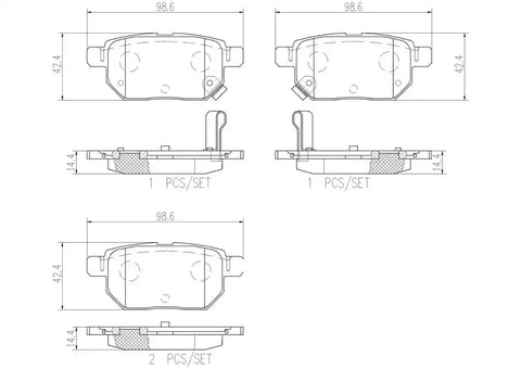 DISC BRAKE PAD SET