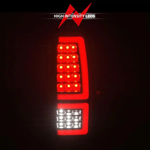 ANZO USA 311436 Tail Light Assembly LED Clear Lens Black Housing Red Brake Light/