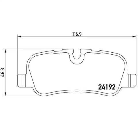 DISC BRAKE PAD SET