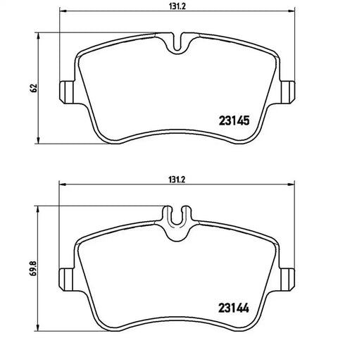 DISC BRAKE PAD SET