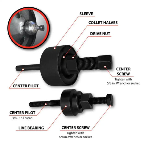 PERFORM TOOL W87022 P/S PULLEY TOOLS