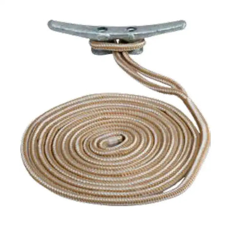 SEA DOG 302112020G/W-1 DOUBLE BRAIDED NYLON DOCK LINE