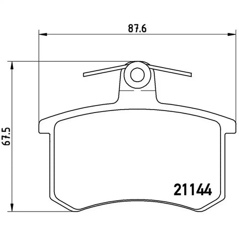 DISC BRAKE PAD SET